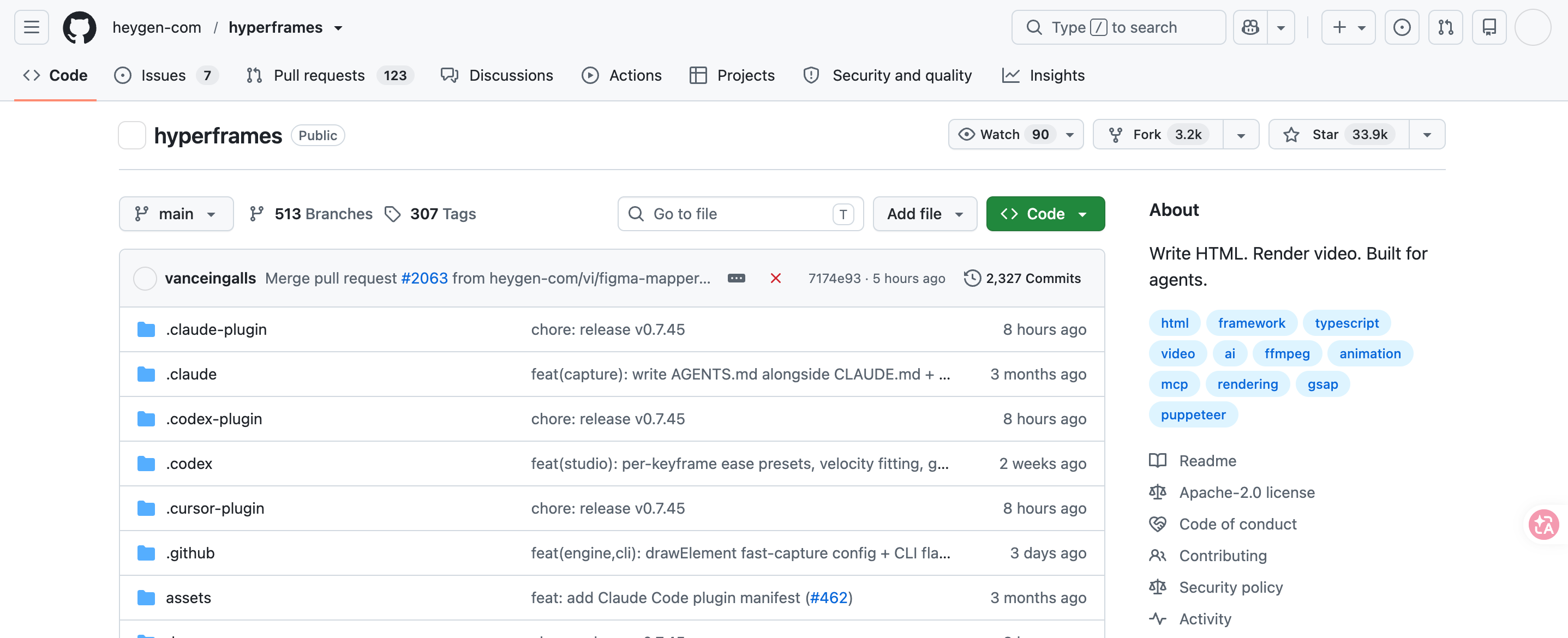 任务背景:HyperFrames 是 HeyGen 开源的视频渲染框架(截至案例时 GitHub 17…(配图 3)